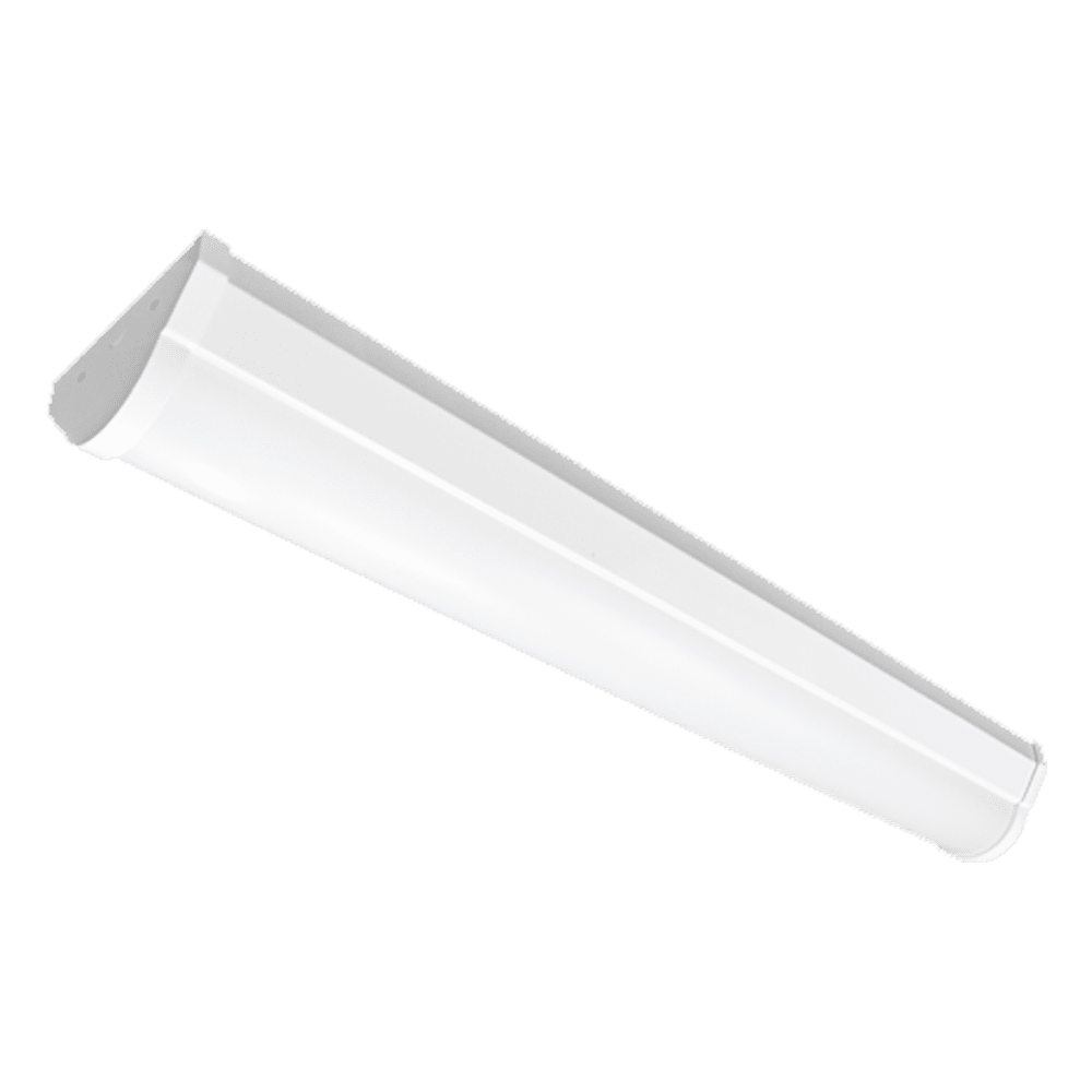 Linear Radial Wrap luminaire with emergency battery back-up